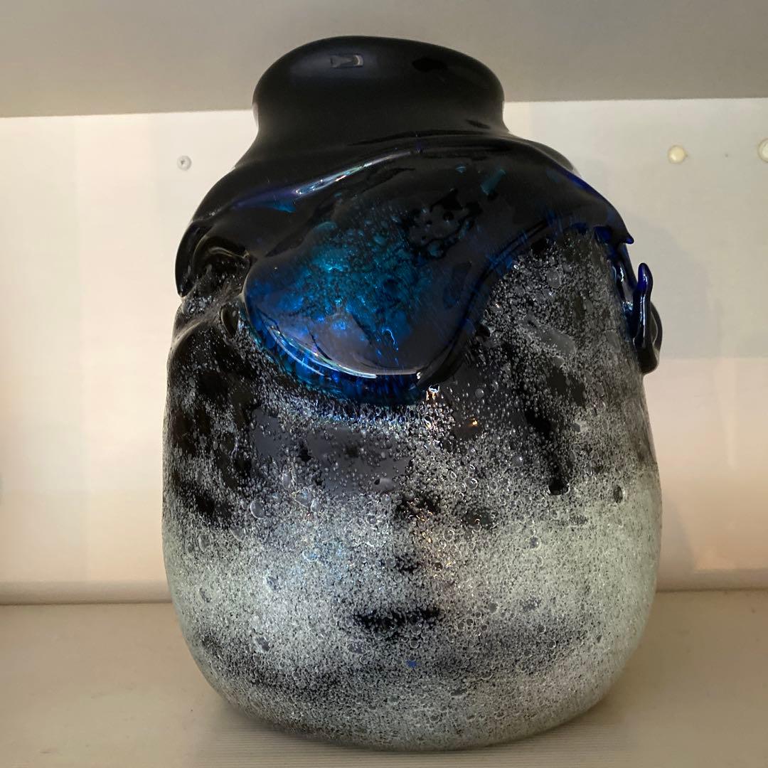 琉球ガラス　大型花瓶