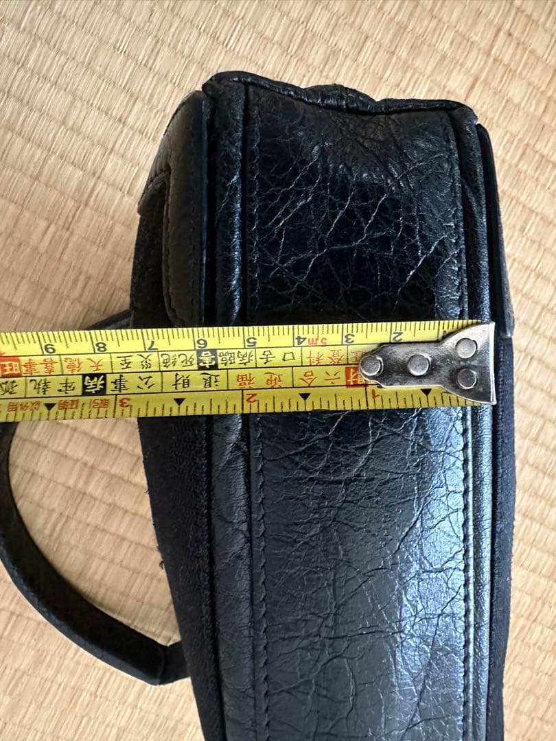 バレンシアガ　BALENCIAGA　ハンドバッグ　カバスS　レザー　ブラック