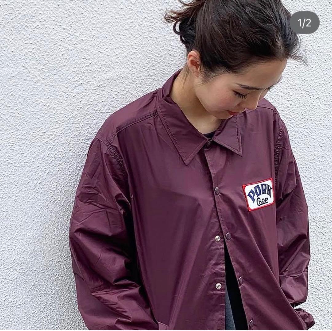 ト*ル様 PORKCHOP ポークチョップ ナイロン　コーチジャケット　Lサイズ