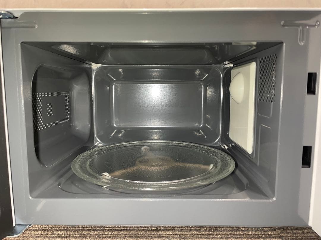 945 ニトリ おしゃれホワイト電子レンジ ヘルツフリー 2025年製 高年式