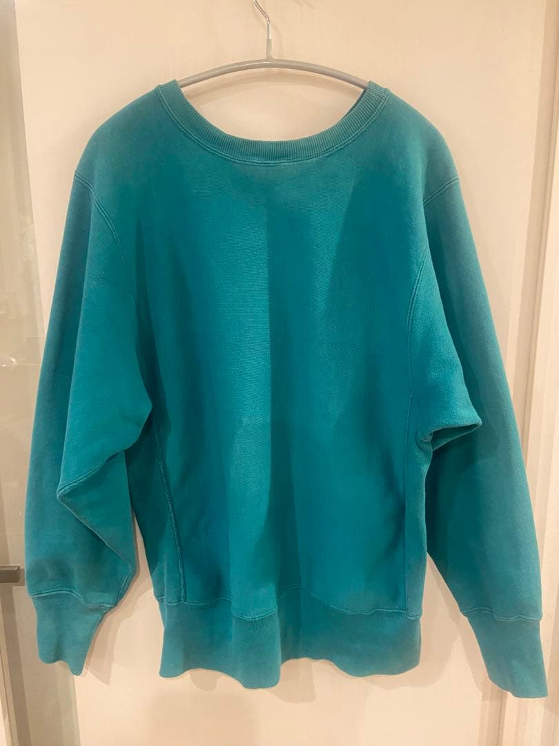 90年代 刺繍タグ Champion リバースウィーブ クルーネックスウェット