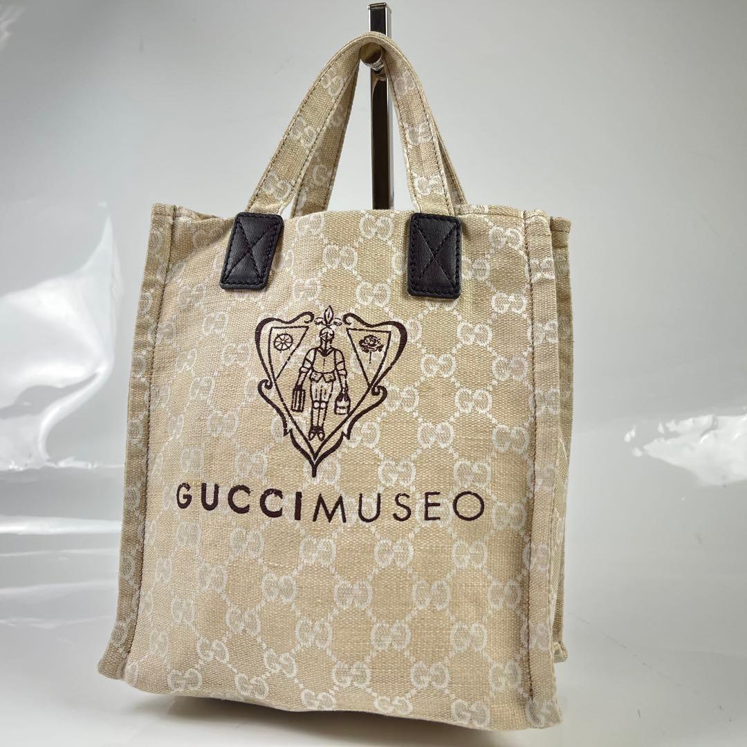 【極美品】　グッチ　バック　バッグ　トートバッグ　GG柄 レディース