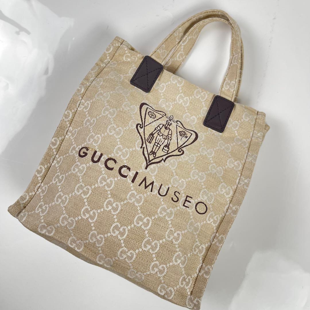 【極美品】　グッチ　バック　バッグ　トートバッグ　GG柄 レディース