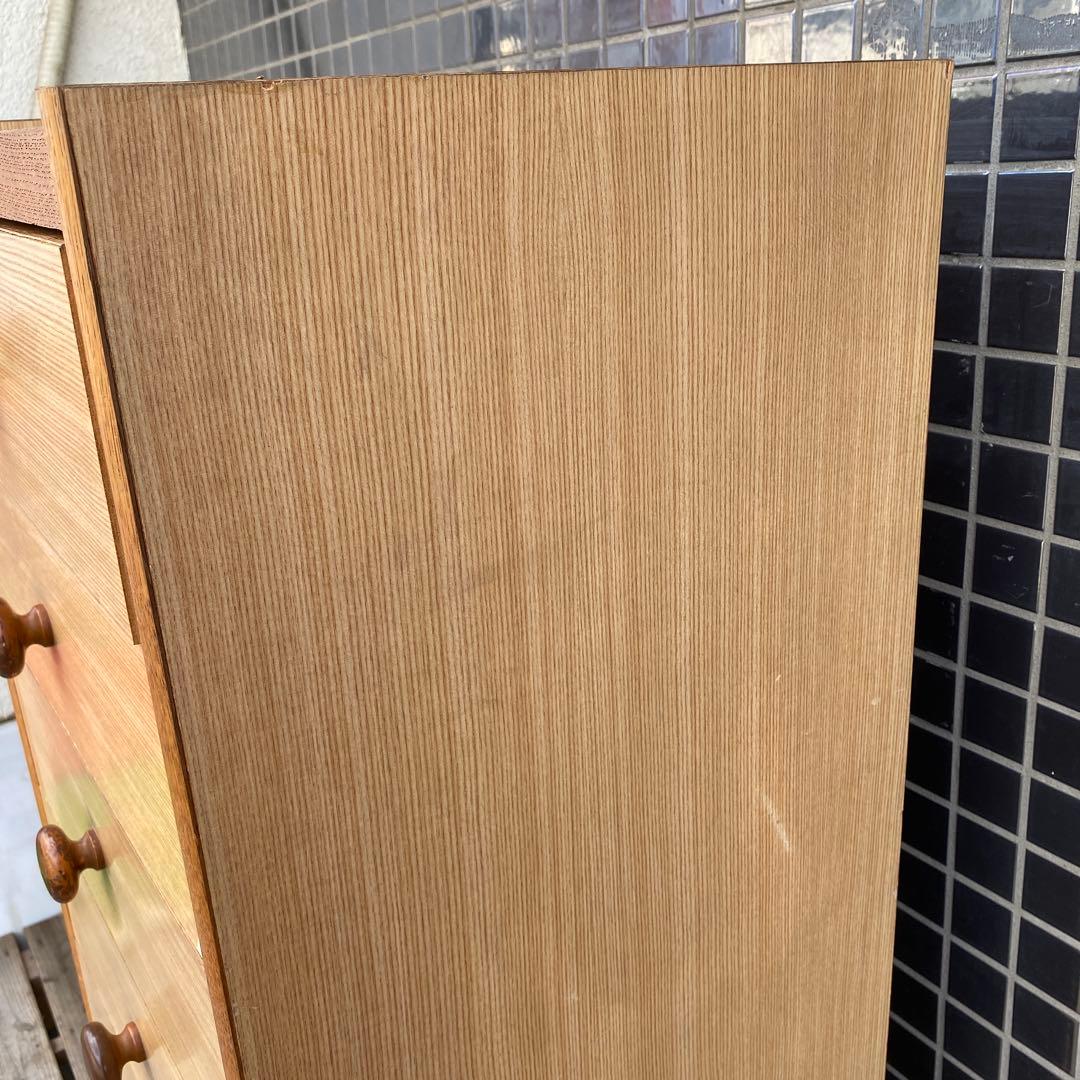 昭和レトロ 木製8段チェスト 引き出し 収納 家具 インテリア