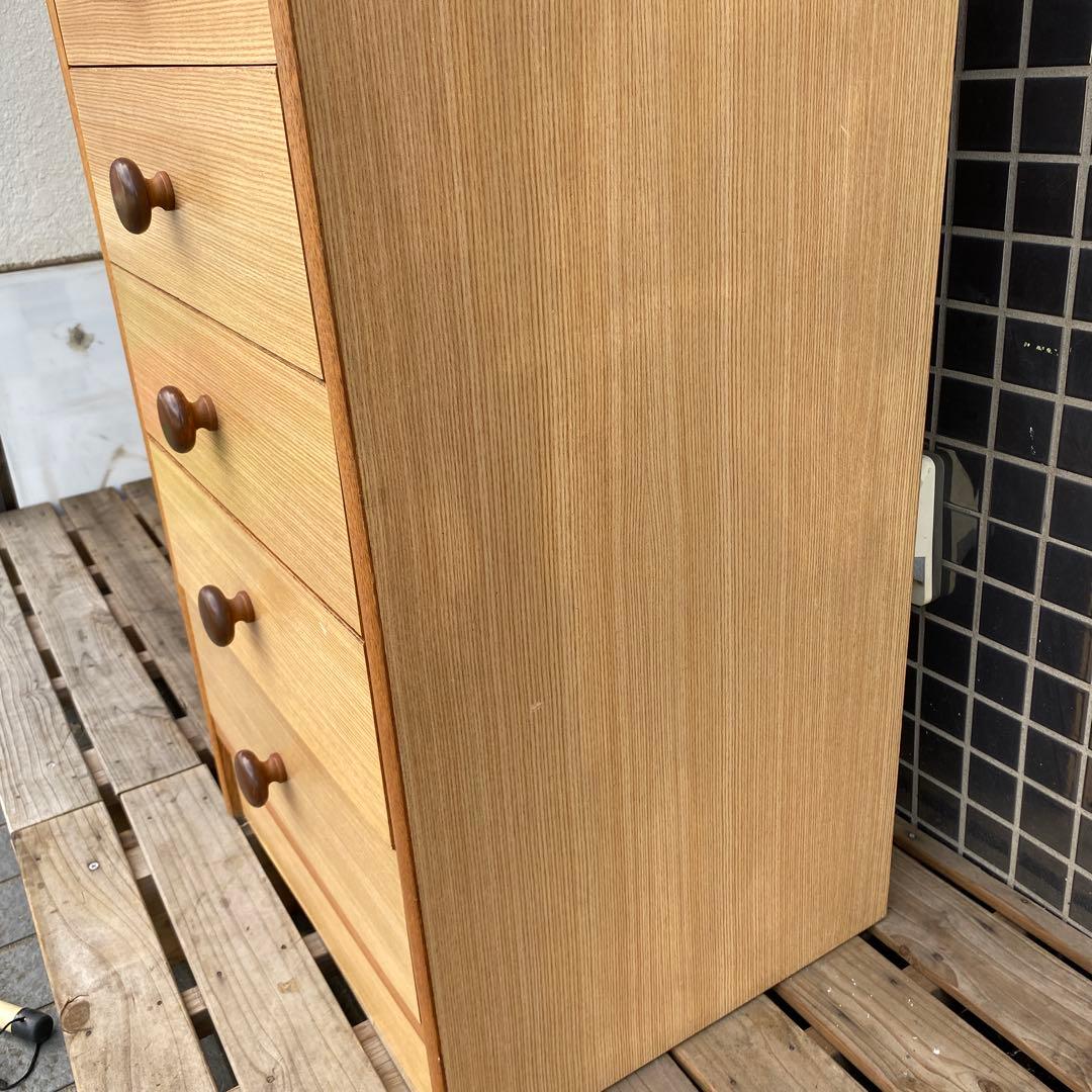 昭和レトロ 木製8段チェスト 引き出し 収納 家具 インテリア