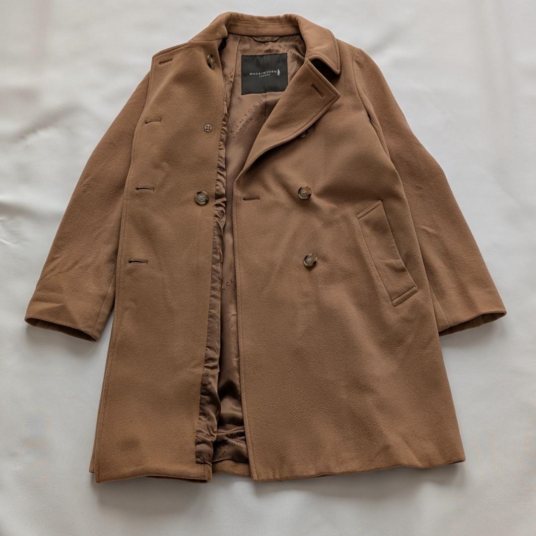 美品✨️マッキントッシュロンドン カシミア混Pコート イタリア生地 38