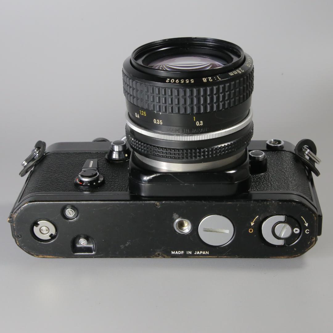 ☆完全動作☆NIKON F2 ブラック Ai 28ｍｍ Ｆ2.8 ＃118