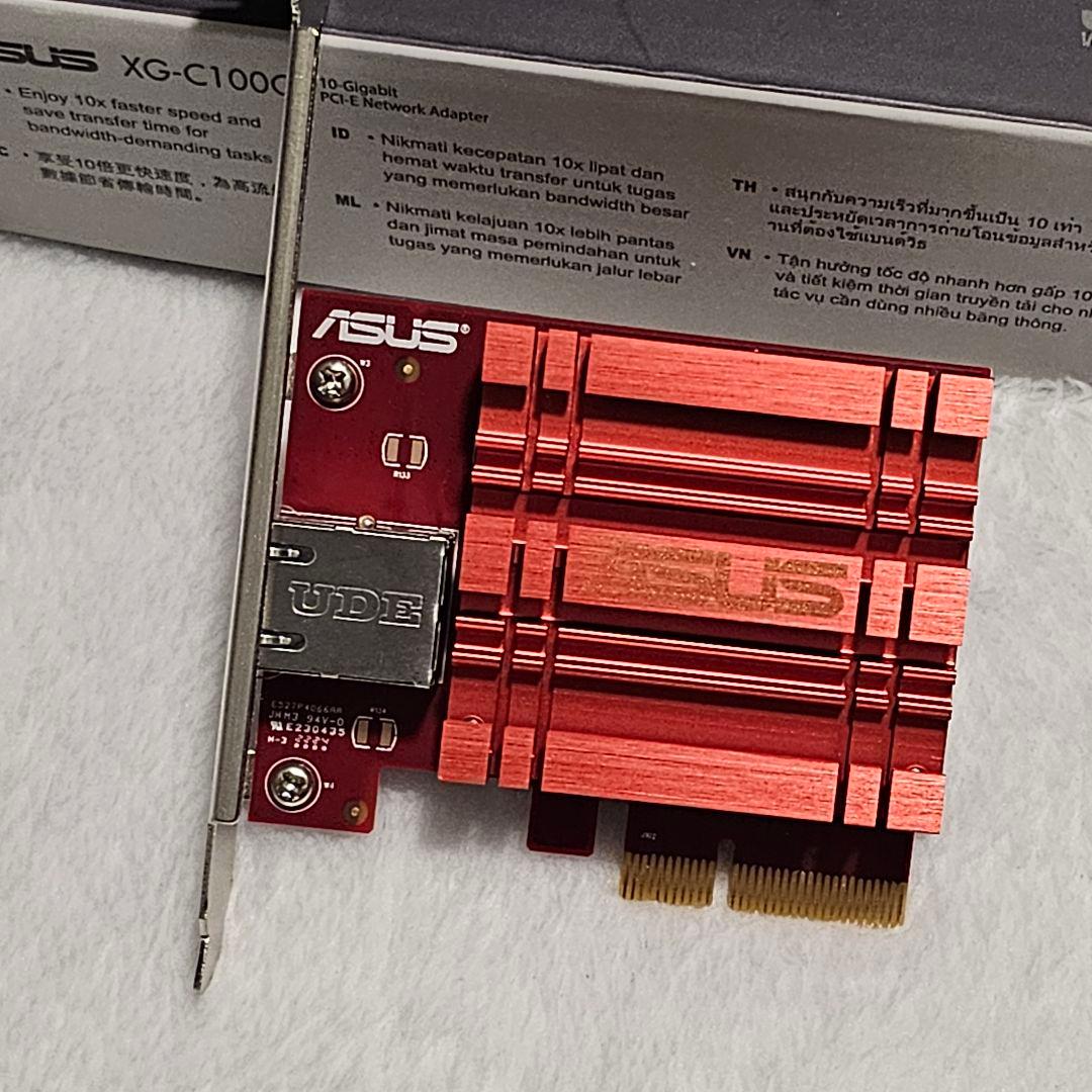 ASUS XG-C100C 10ギガネットワーク対応 LANカード