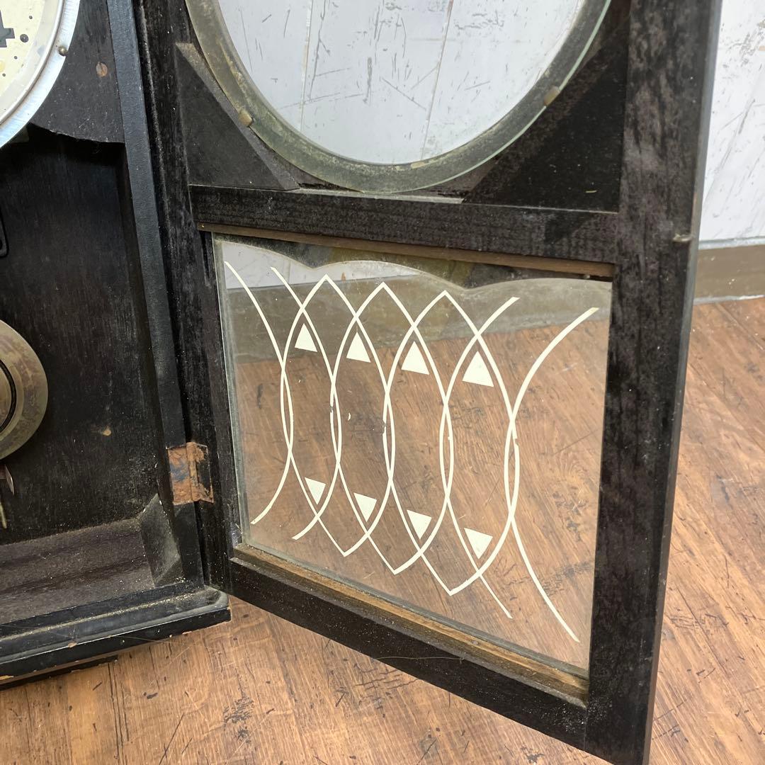 E-2 ジャンク品 昭和レトロ 栄計舎 時計 SUPER DELUXE 振り子