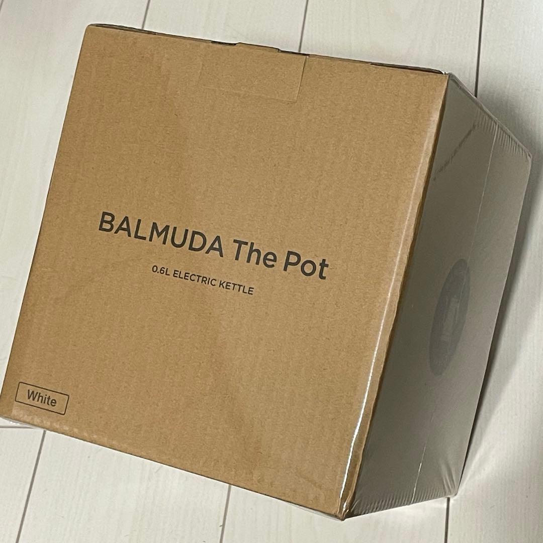ぷ*ん様 BALMUDA The Pot 電気ケトル ホワイト　【K07A-WH