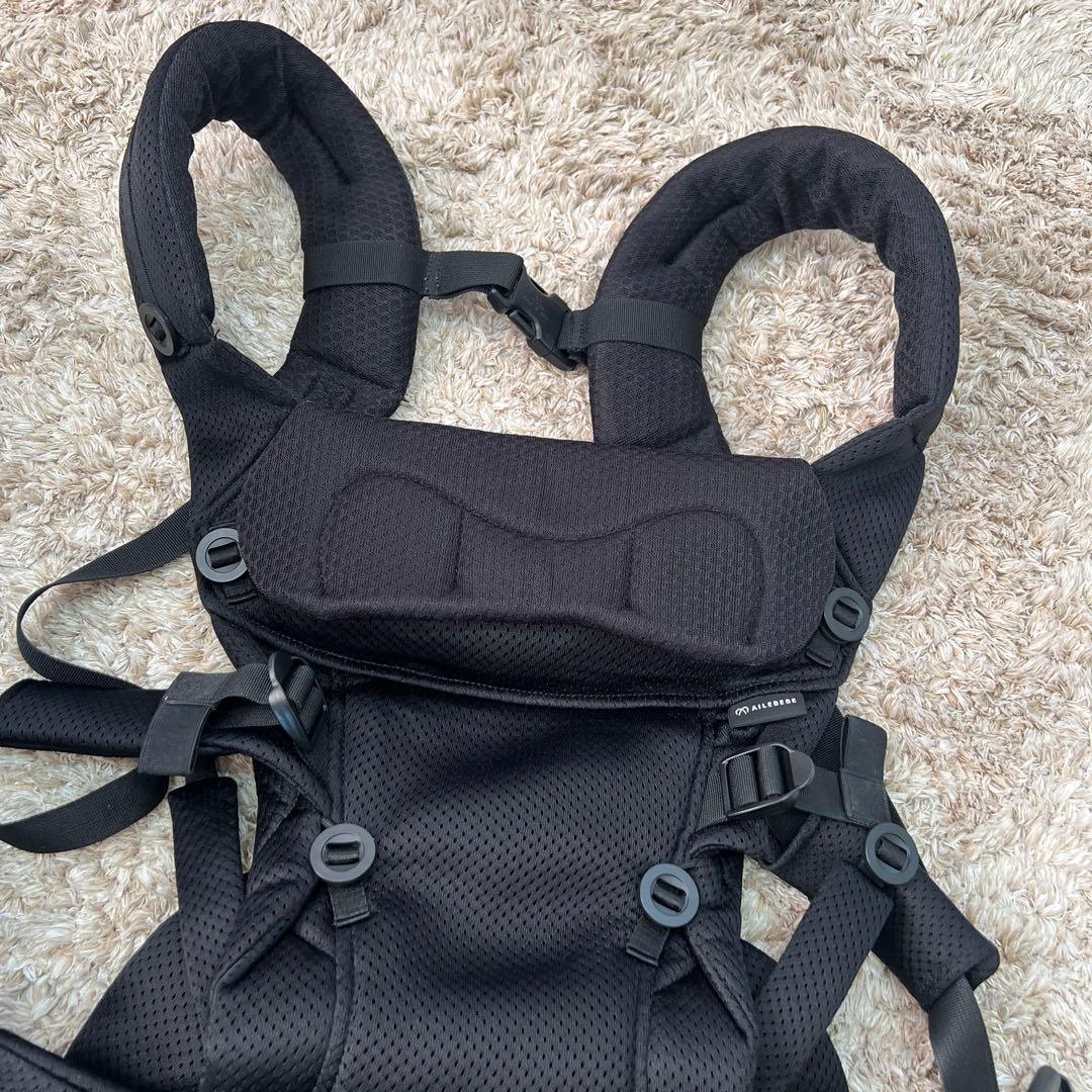 抱っこひも・スリング AILEBEBE BABY CARRIER THREE qd BLACK