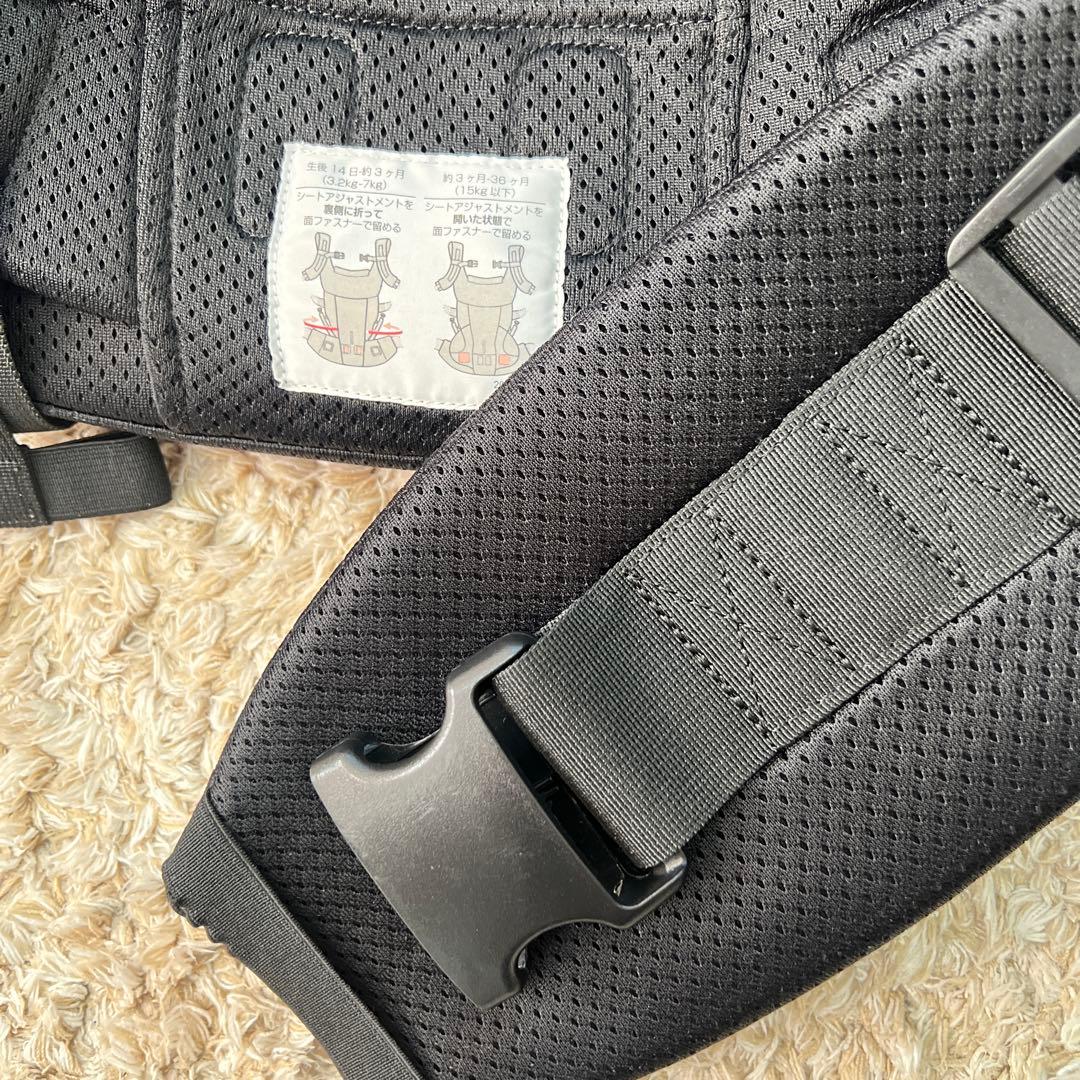 抱っこひも・スリング AILEBEBE BABY CARRIER THREE qd BLACK