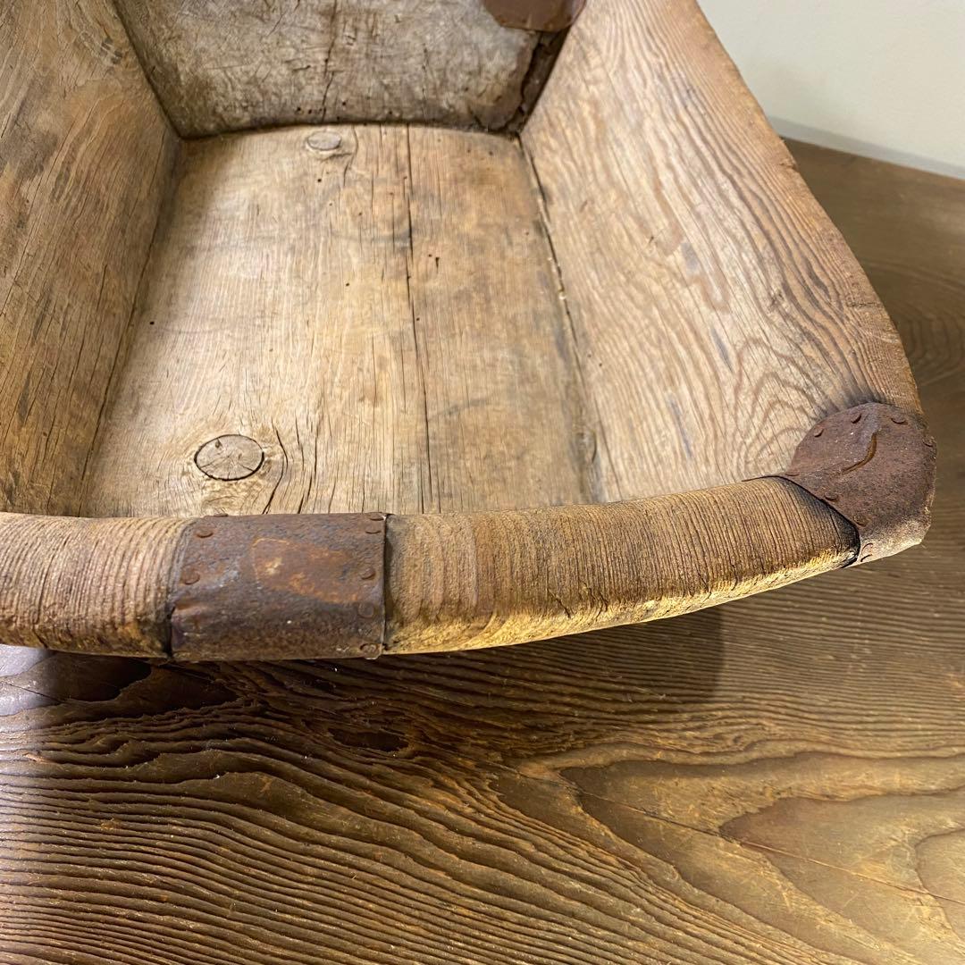 アンティークウッドボウル 大きな木の器
