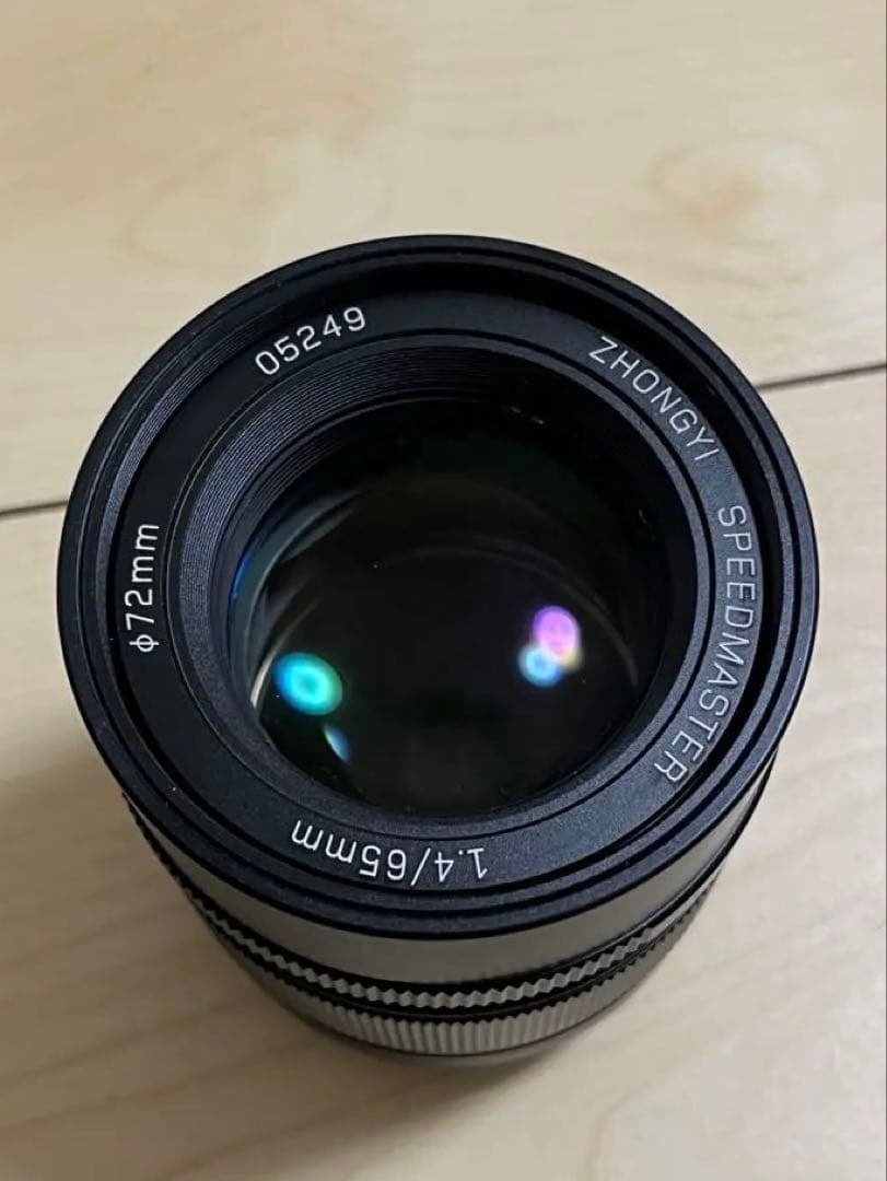 ほぼ未使用★中一光学MITAKON speed master 65mm f1.4