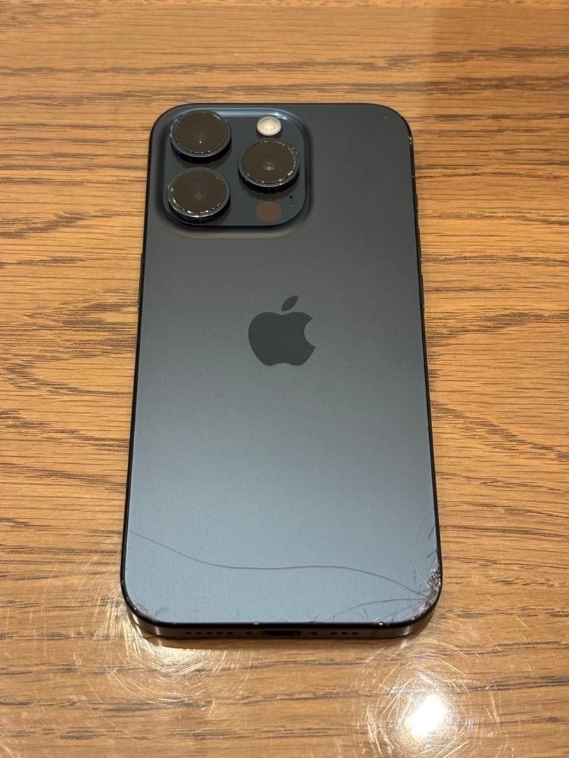 iPhone 15 pro 128GB ブルーチタニウム ジャンク品