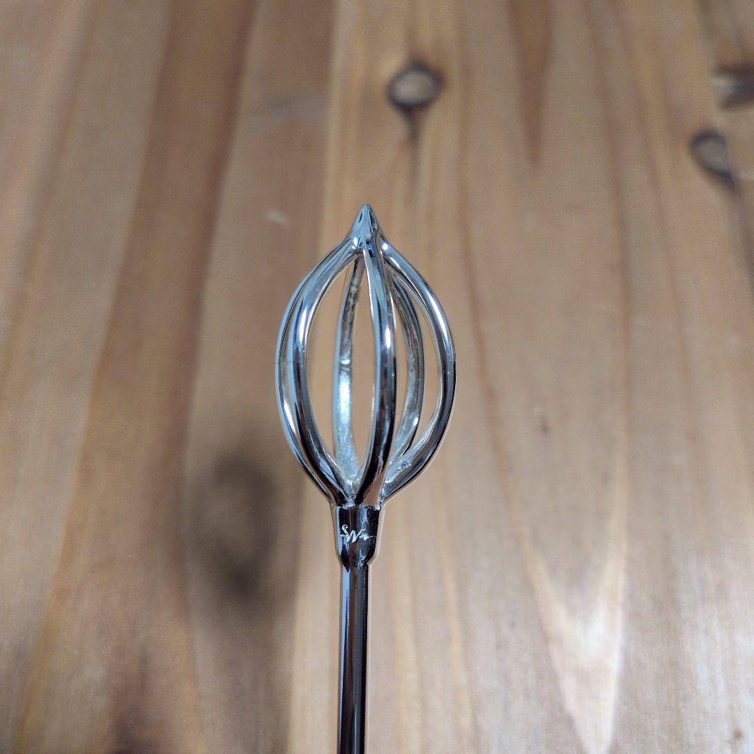 かんざし屋wargo「ichirin簪-sv-ellipse＆バタフライ」