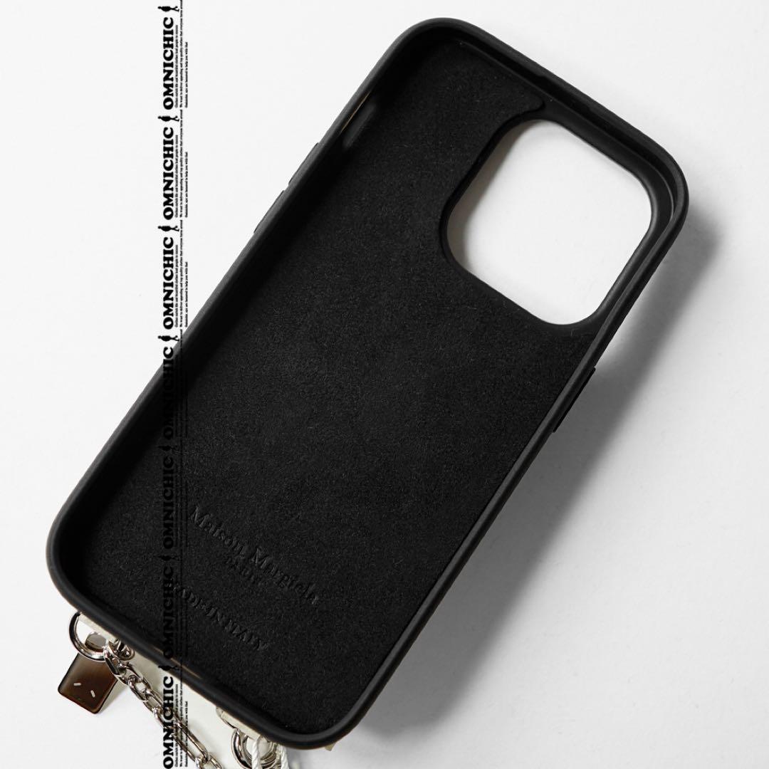 国内正規10万メゾンマルジェラ レザーアイフォンケースiPhone14 Pro