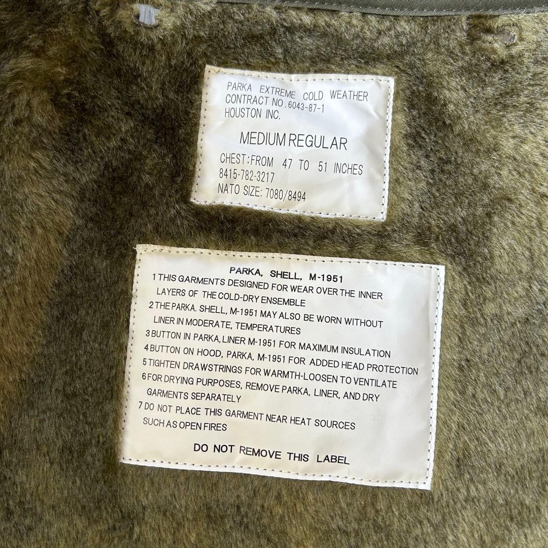 【美品】HOUSTON M51 モッズコート フィッシュテールパーカー M
