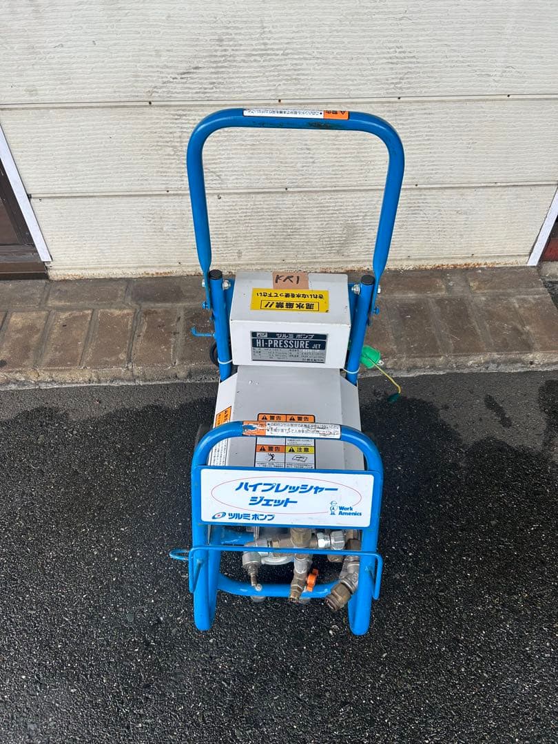 KR1★ツルミポンプ　HPJ-140-1 高圧洗浄機 60Hz セット