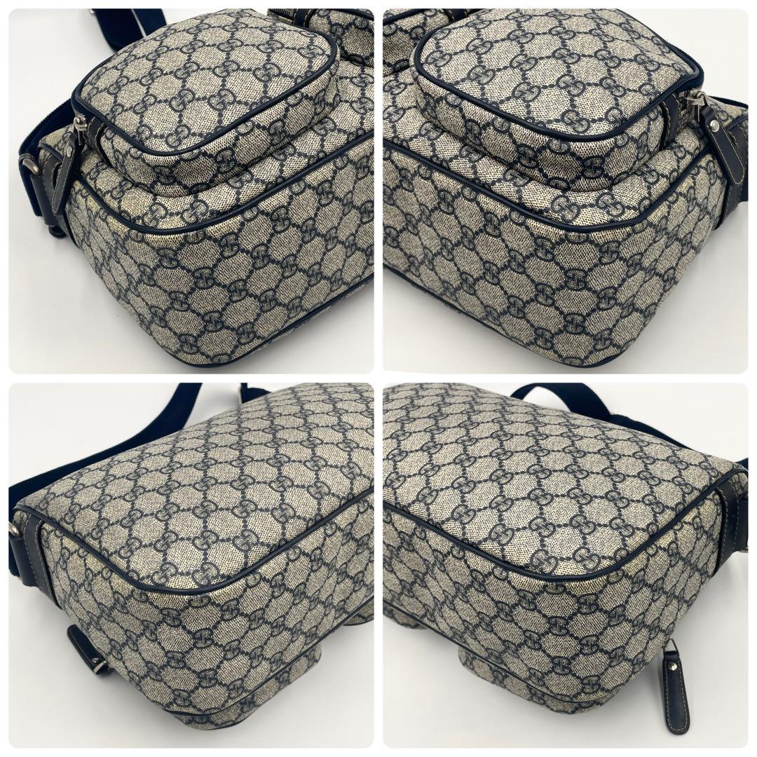 GUCCI グッチ GGスプリーム ショルダーバッグ クロスボディ PVC