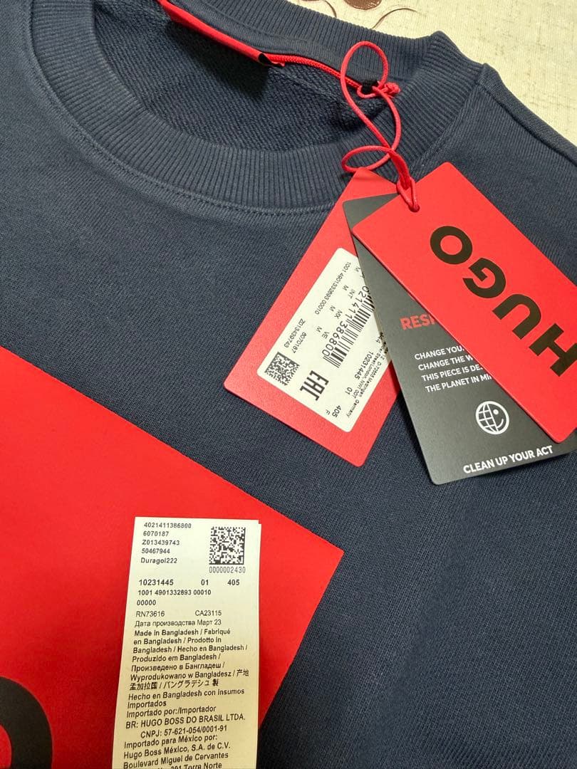 HUGO BOSS 新品未使用　メンズ　スウェット　トレーナーM