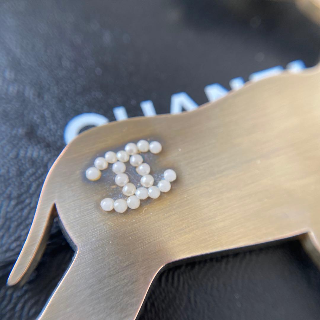 CHANEL シャネル トナカイ ブローチ ココマーク 箱付き