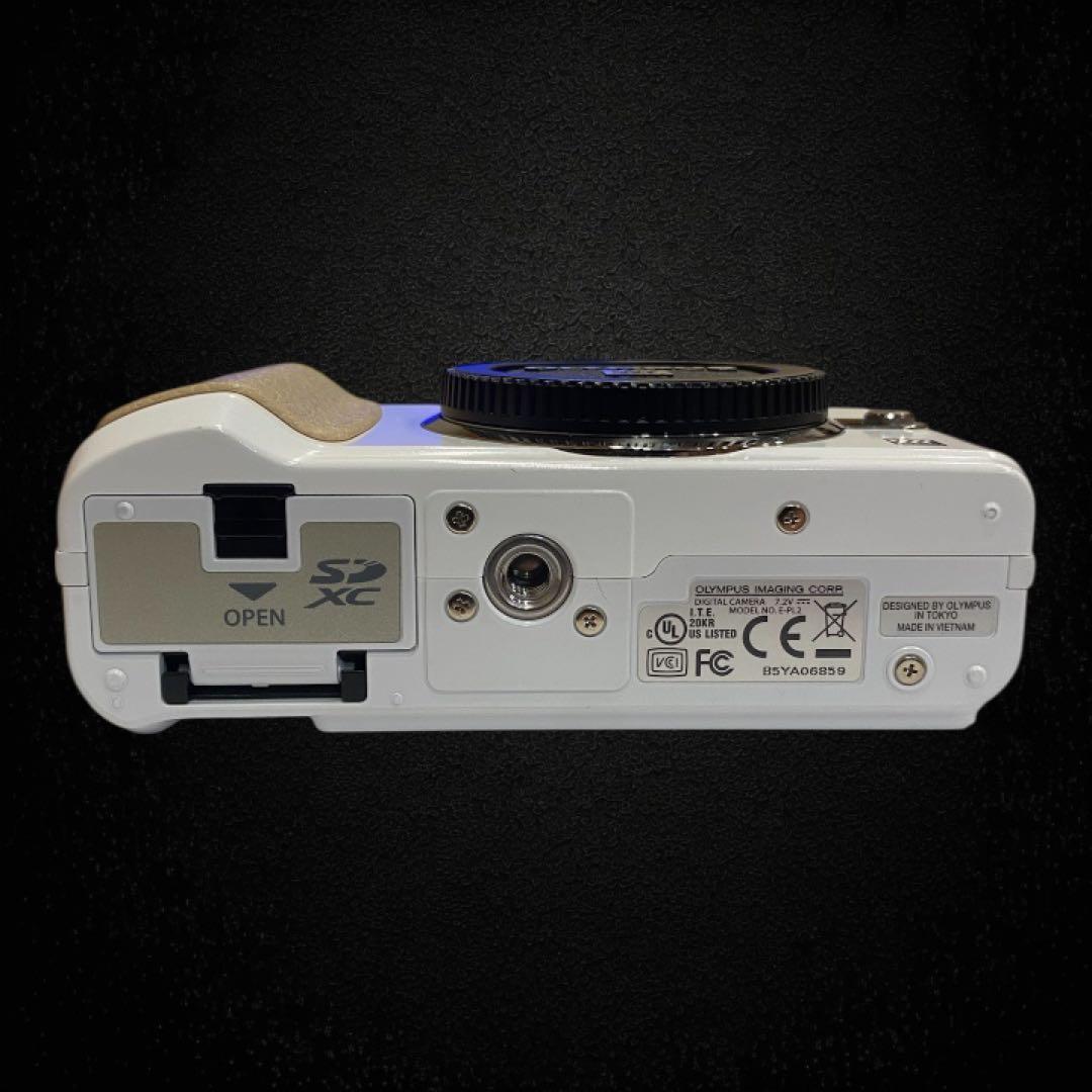 美品✨OLYMPUS PEN E-PL2 ダブルレンズキット ホワイトカラー