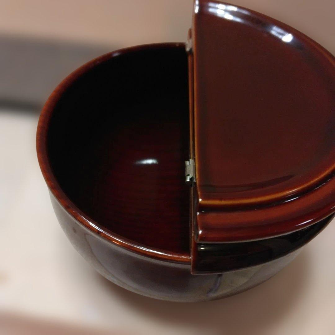 久世宗春 作 老松茶入 割り蓋茶器共箱 仕覆 壺々青海波 本歌写