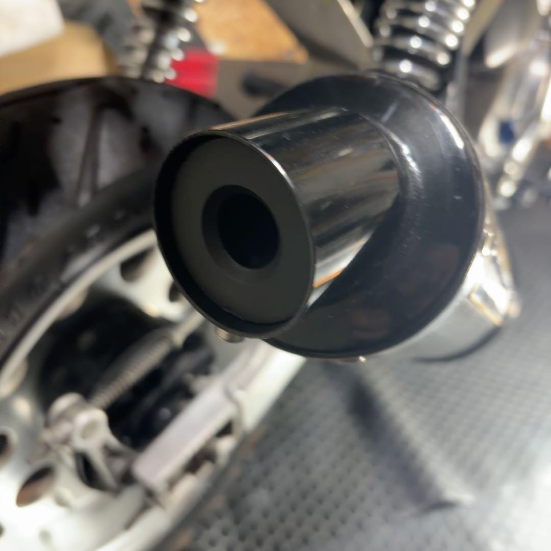 モンキー ヨシムラ ブラックサイクロン マフラー カーボン Z50J AB27