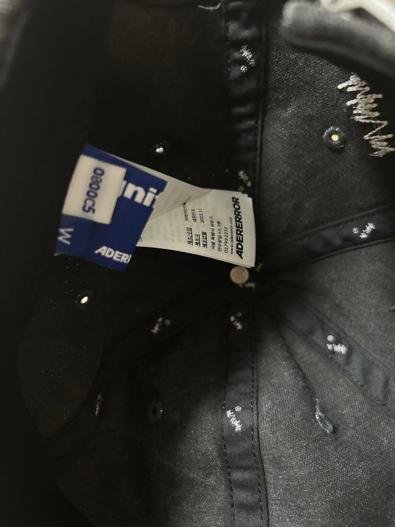 ADER ダークグレー キャップ