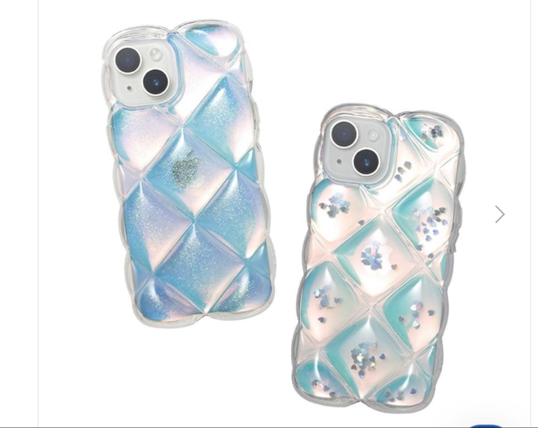 銀*河様 クリアキルティングケース iPhone13 スマホケース　モバイル