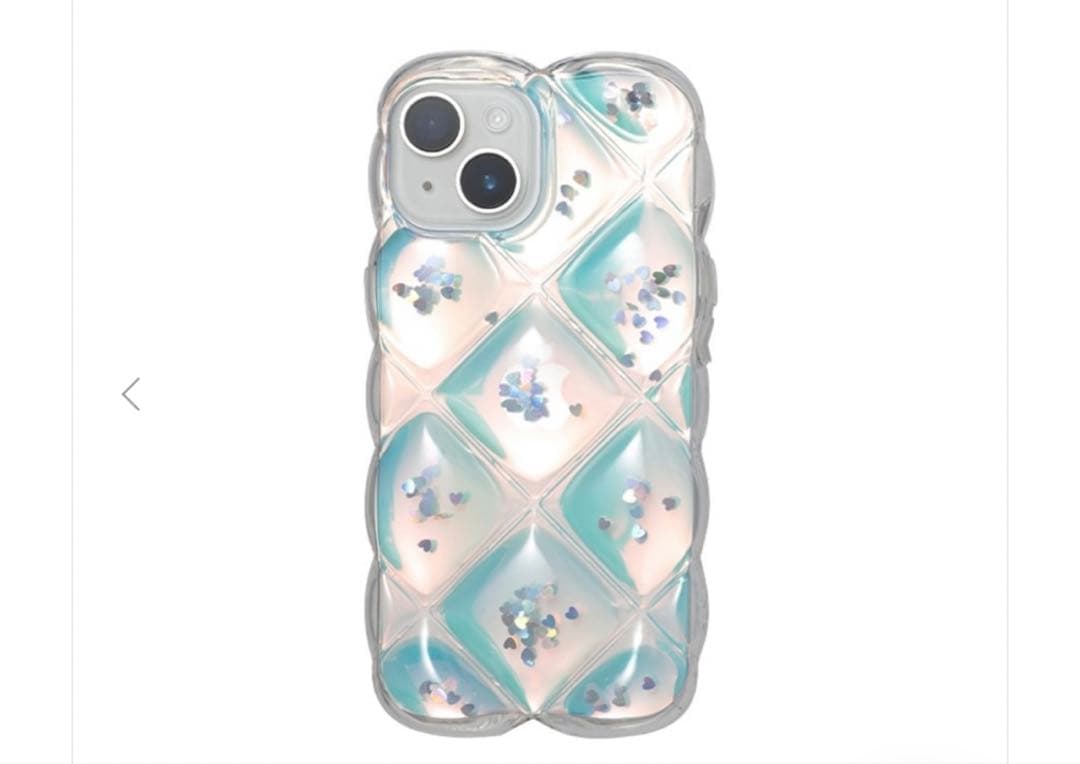 銀*河様 クリアキルティングケース iPhone13 スマホケース　モバイル