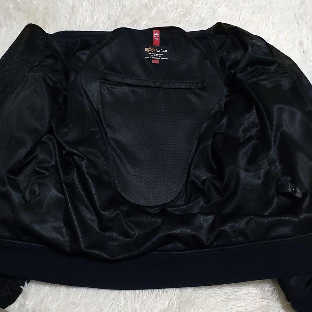 【希少】ALPHA INDUSTRIES ライダース メッシュ ジャケットバイク