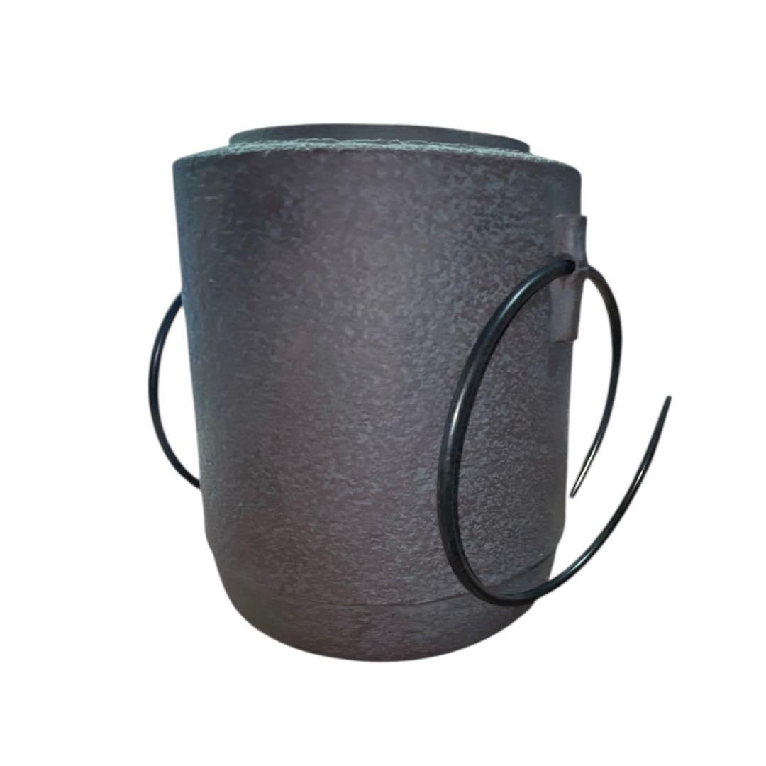 伝統工芸士 釜師 佐藤清光 作 筒釜 山形 清光堂 共箱・栞付 茶道具