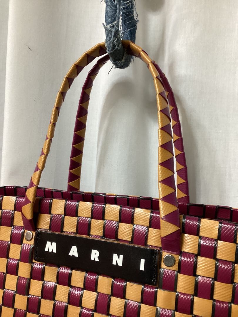 最終値下げ　マルニ　かごバッグ