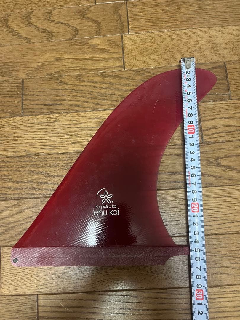 ehu kai 赤　ロングボードフィン　シングル