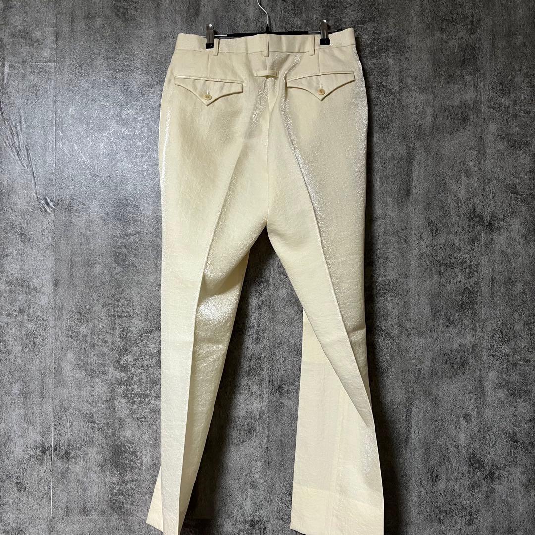 ジャンポールゴルチエ オム オブジェ【極美品】光沢スーツ セットアップ 白系