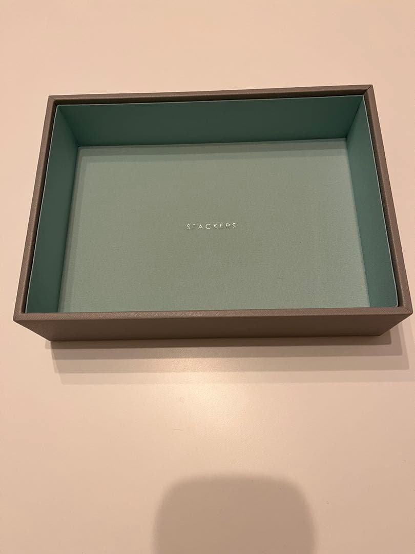 STACKERS ジュエリーボックス　グレー　ミントグリーン