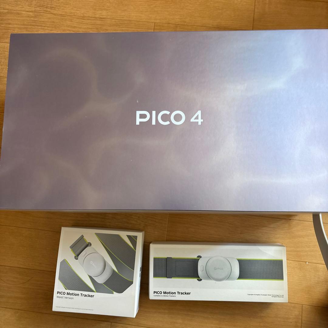 pico 4 ＋motion tracker 3つ