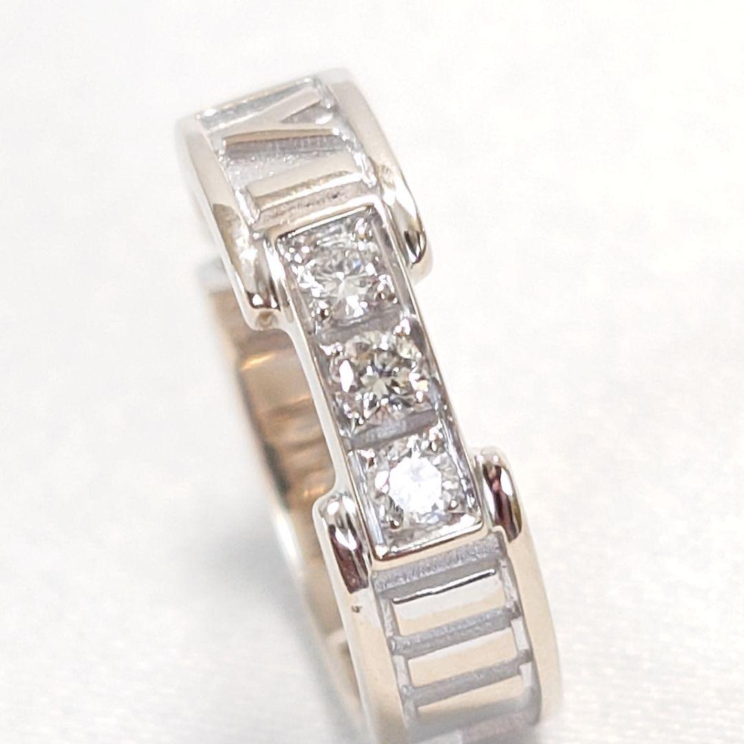 【新品仕上げ済】ティファニー アトラス ダイヤ フープ ピアス 片耳用 5849