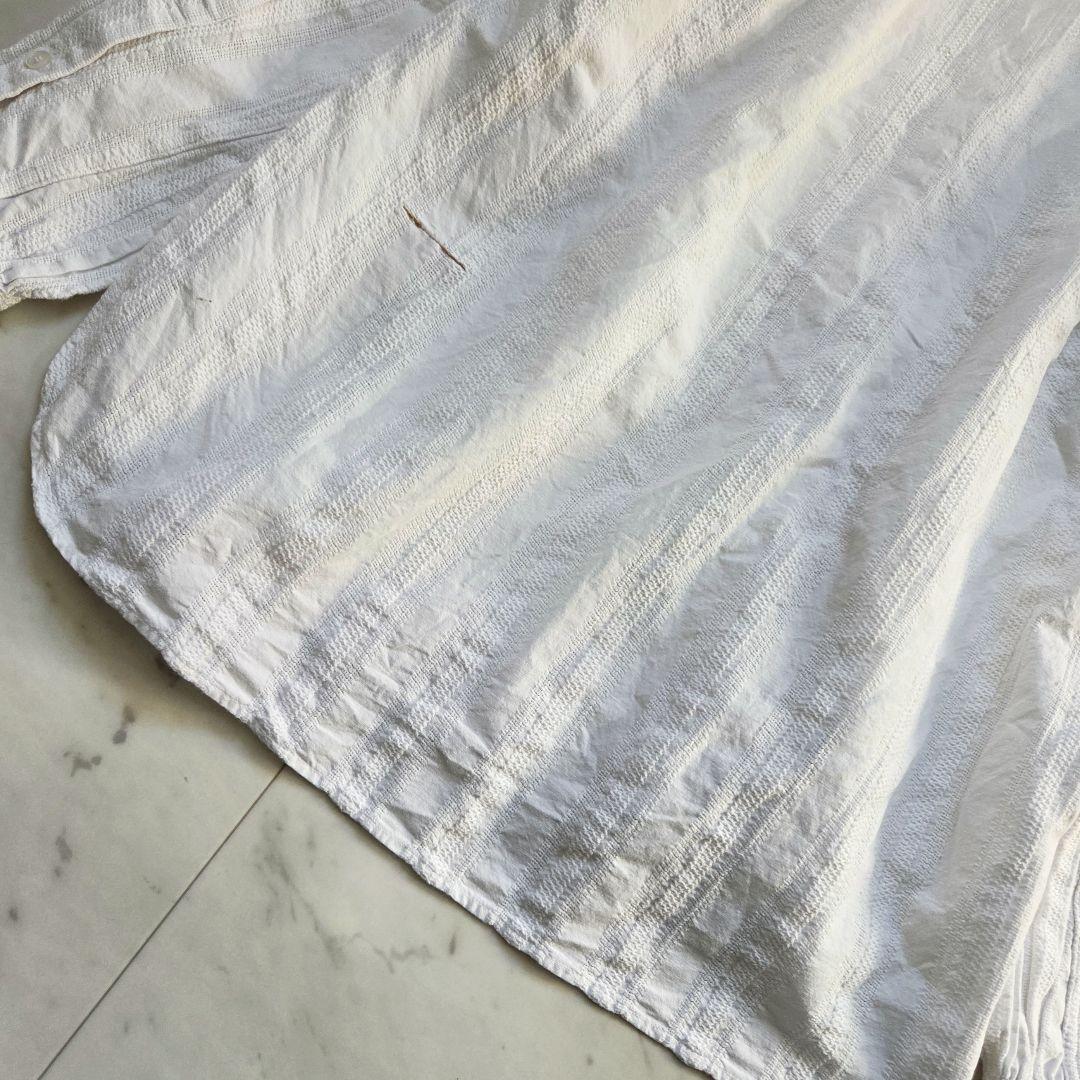 現行45R インドカラミレースのビッグーグーシャツ 2 白 R刺繍 日本