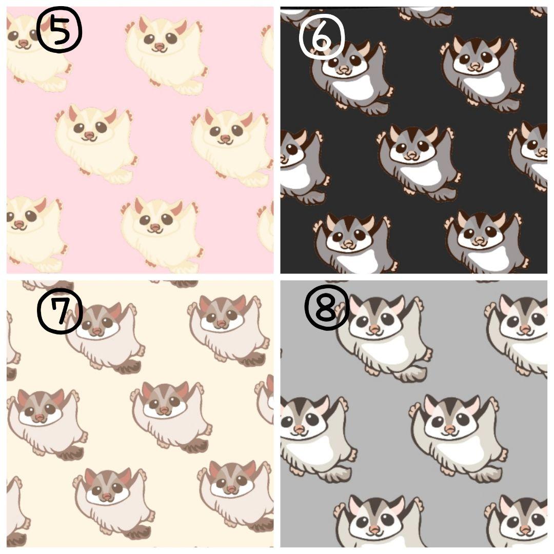 フクロモモンガポーチ生地