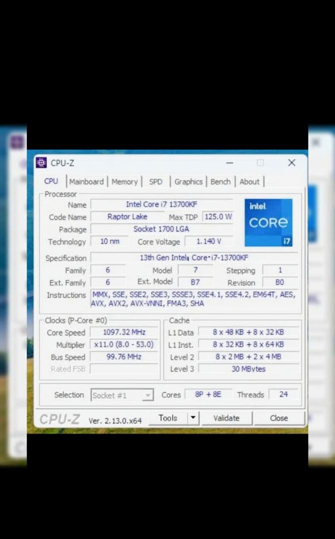 CPU Intel Core i7-13700KF LGA1700