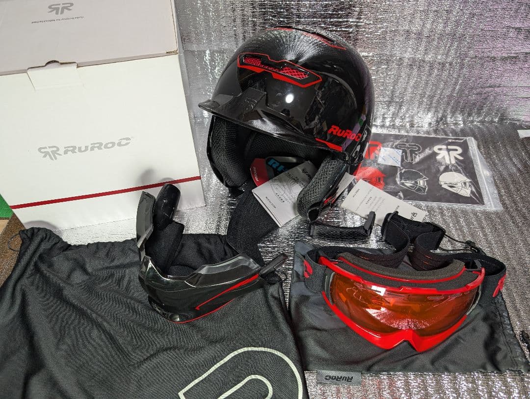 スノーヘルメット　RUROC　ルーロックRG1-DX