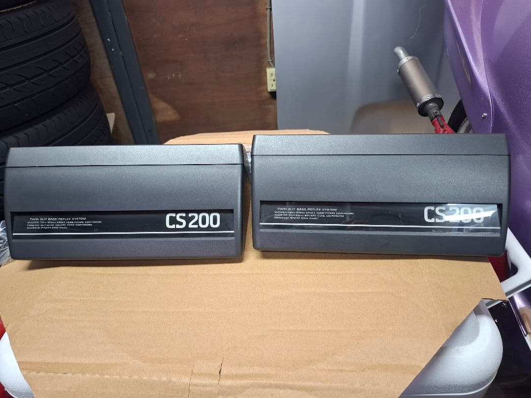 当時物新品箱入りクラリオンCS200スピーカー
