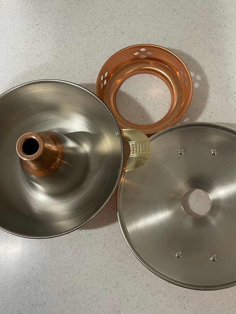 新潟県燕市新光金属のしゃぶしゃぶ鍋　未使用品　銅の輝きが美しい品