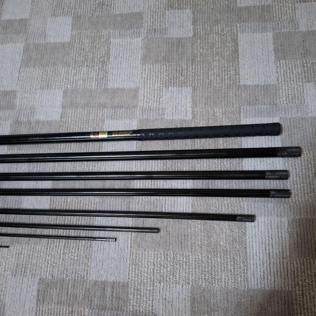 鮎竿　銀影競技スペシャル中硬硬SE ジャンク品
