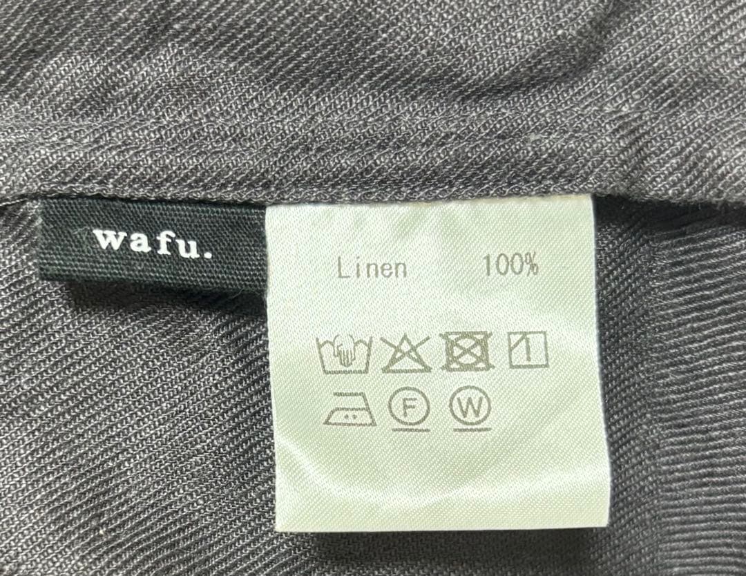 wafu 【プレミアム】やみつきになる快適さ。袖くしゅリネントップス