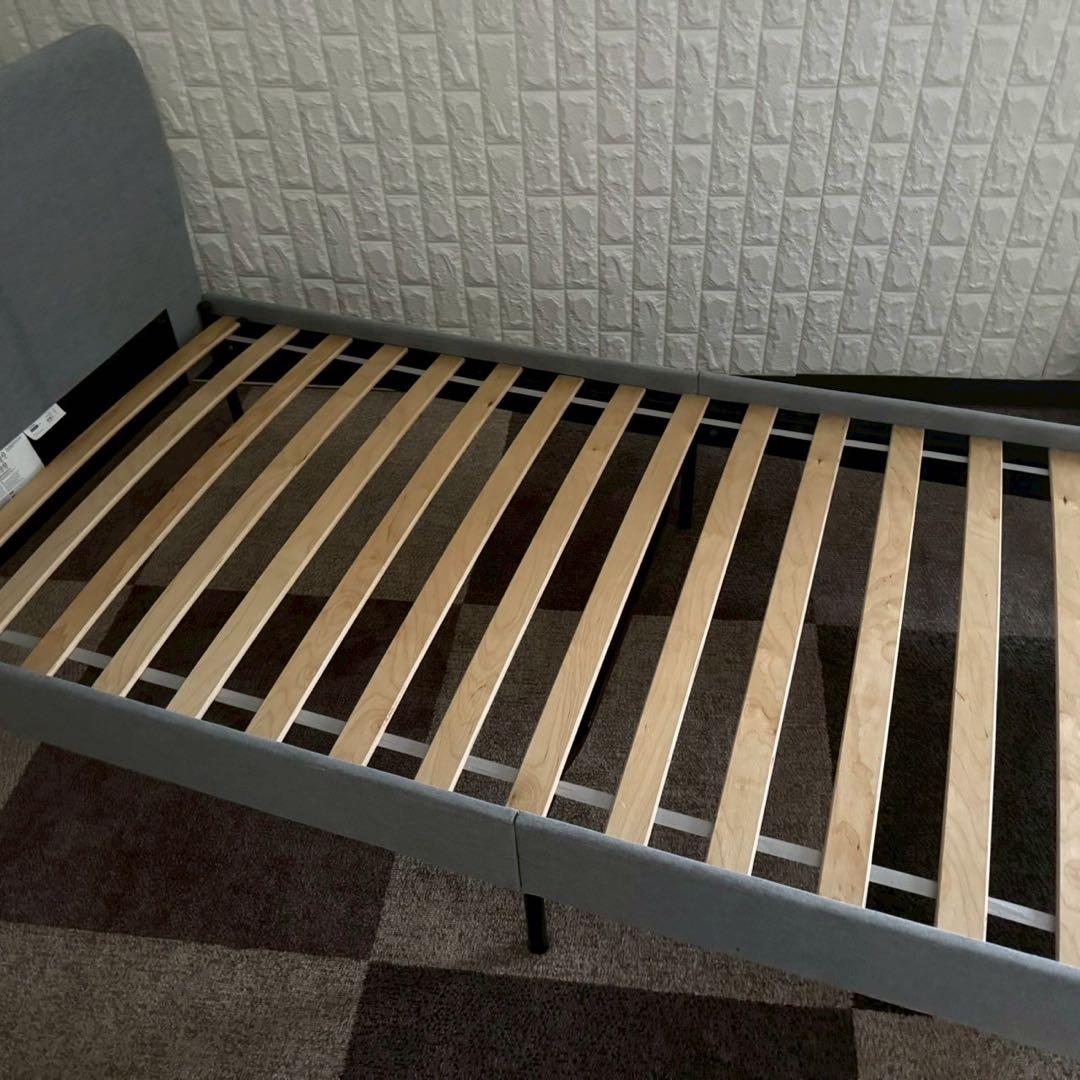 地域限定配送無料✨IKEA シングルベッド　美品　一人暮らし