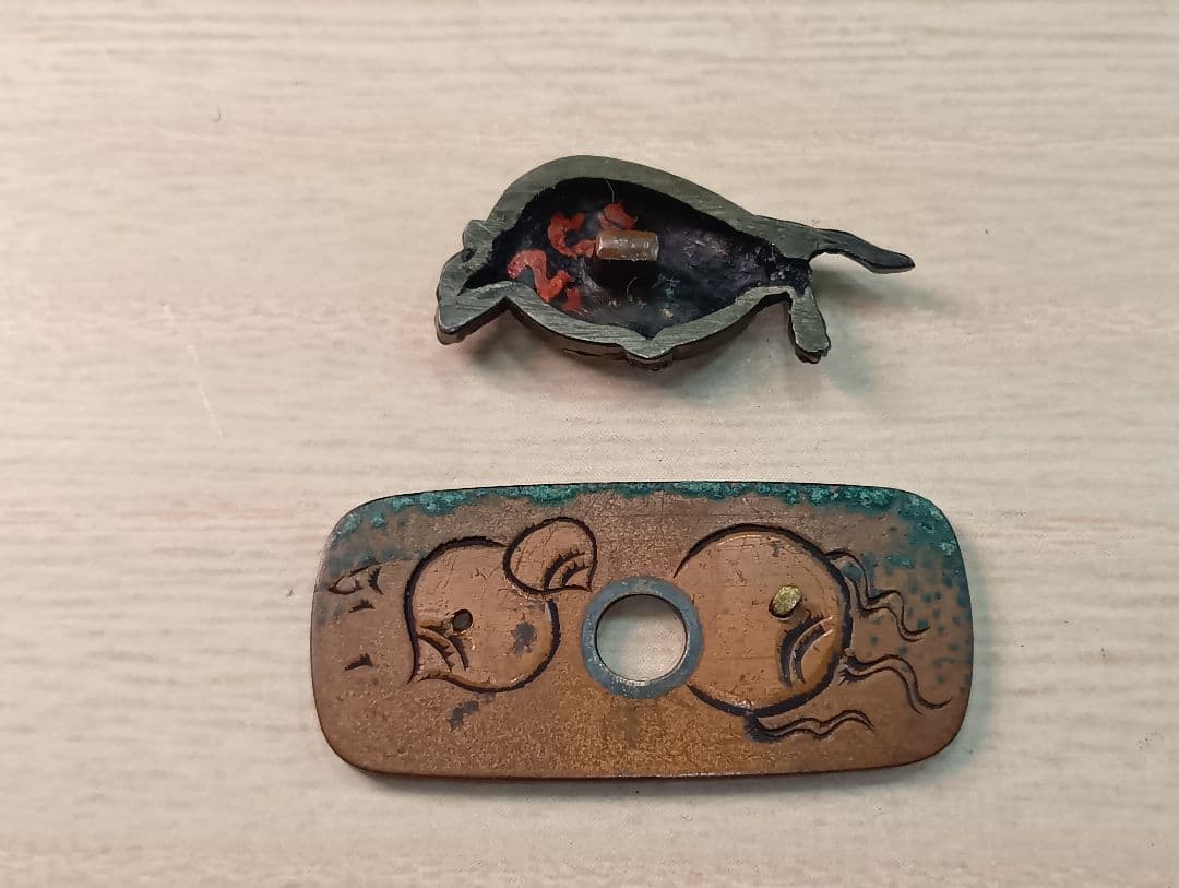 煙草入／超絶技巧前金具／在銘あり